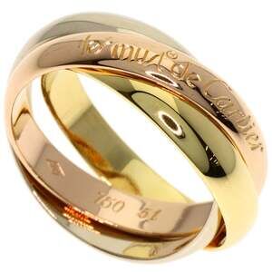 CARTIER 18k Gold Trinity Ring #51